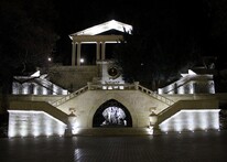 Лермонтовская Площадка Ночью