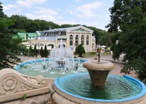 Курортный парк в Ессентуках фонтаны